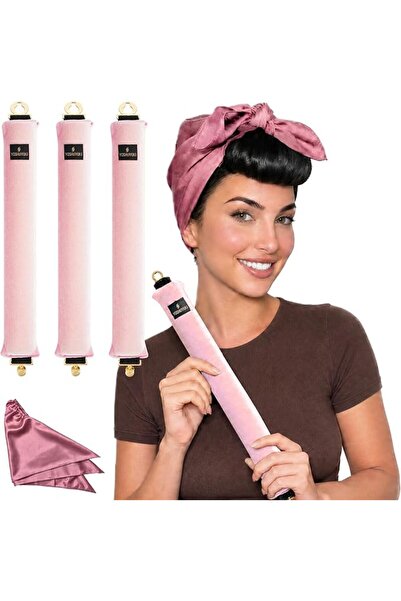 GENERAL YOSHUYUKI Grande Heatless Curls Overnight Rods No Heat Hair Curlers t...