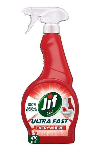 Jif Fabric Remover Spray with Floral Scent - Ultra Fast Elimination of Tough ...