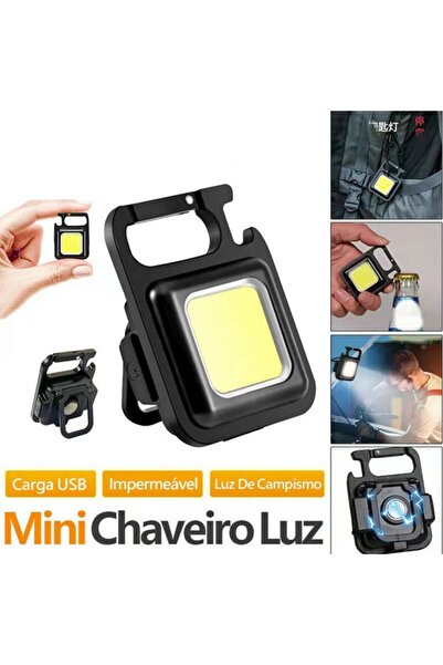 Generic Mini COB Rechargeable Keychain Light, 800 Lumen Portable LED Flashlig...