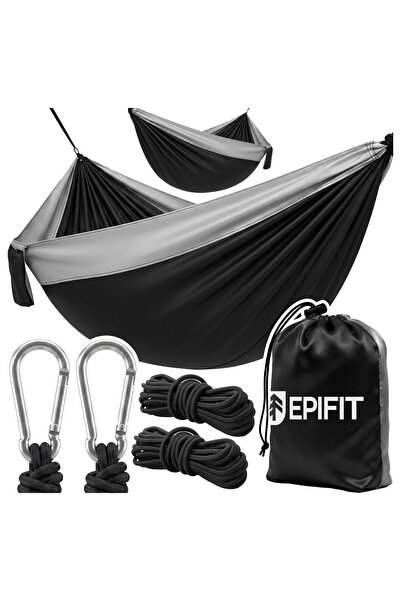 Epifit Hamac mare de camping 275x150 cm Gri