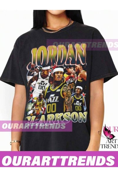 25W Clarkson Basketball Player MVP Merchandise Vintage Classic Graphic Tee Un...