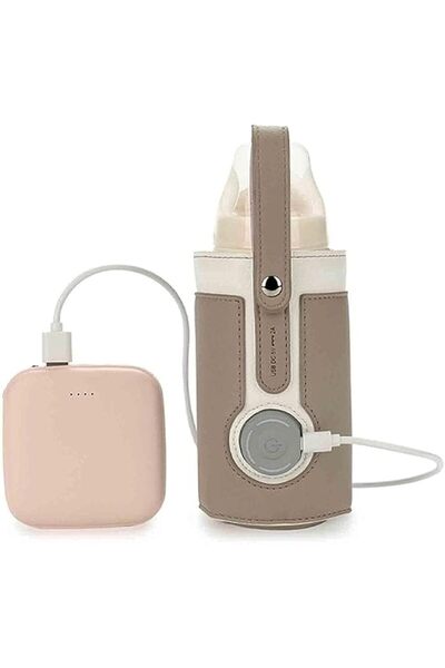 TERRIFI Portable Baby Bottle Warmer for Travel, Smart USB Milk Bottle Cover f...