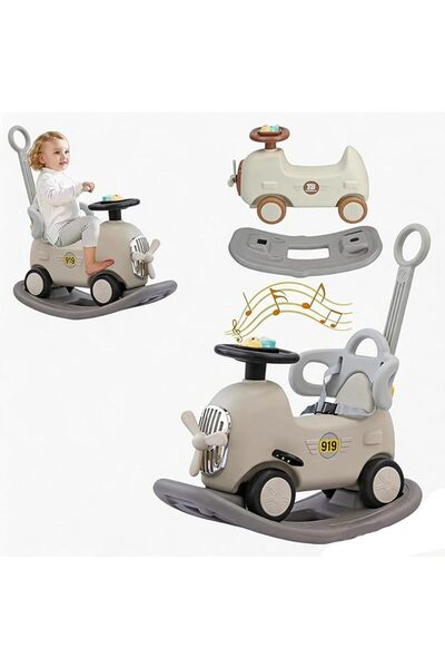 GENERAL Rocking Horse Balance Bike Ride Toy for Toddler Baby Swing,Ride-On Ho...