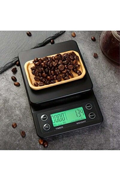 Arabest Coffee Scale,Timeable,Multifunctional Kitchen Electronic Scale,Precis...