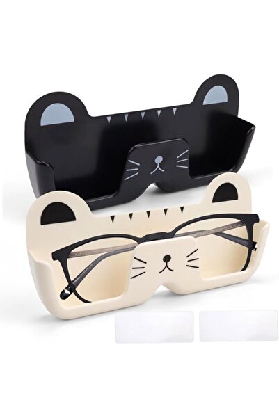 STARSTAR 2-piece car eyeglass frame set – Cat design – No-drill – Hangs glasses