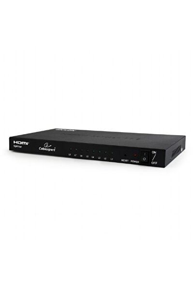 Gembird Видео сплитер, HDMI разклонител за 8 монитора, конектор 1: HDMI (мъжк...