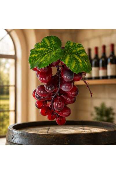 decotoys Struguri plastic ornament 17cm alb 3/set
