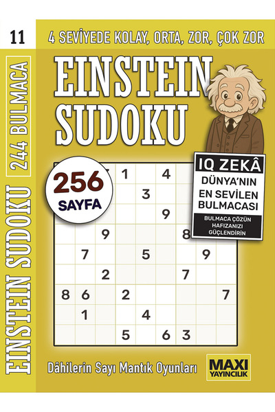 MAXİ Sudoku Dahilerin Sayı ve Mantık Oyunları 11