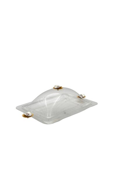 B&D Rectangle Serving Tray with Cover 14 Inches – Covered Food & Snack Servin...