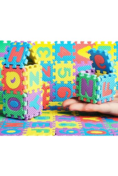 TERRIFI 36 Pcs Interlocking Foam Alphabet Mats, 2 x 2 Inch Soft EVA Floor Til...