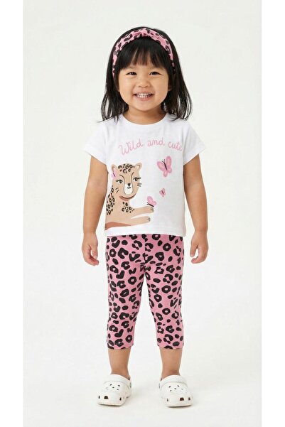 TRAX Σετ κάπρι 3τμχ. Wild and cute" λευκό