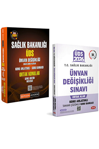 Pegem Akademi Yayıncılık Data 2026 ÜDS Sağlık Bakanlığı Ünvan Değişikliği Sın...