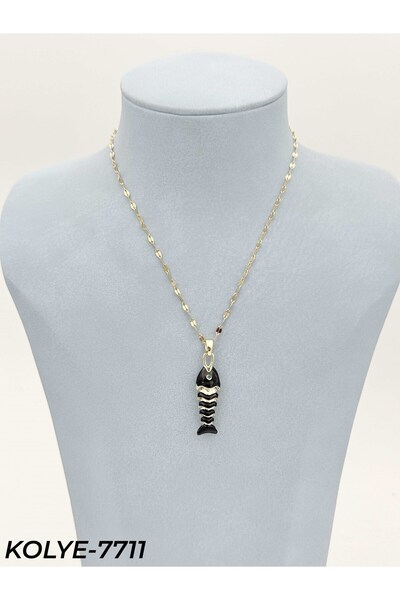 Bozhi Steel Necklace 45cm Glittering Style Meaningful Gift for Special Occasions