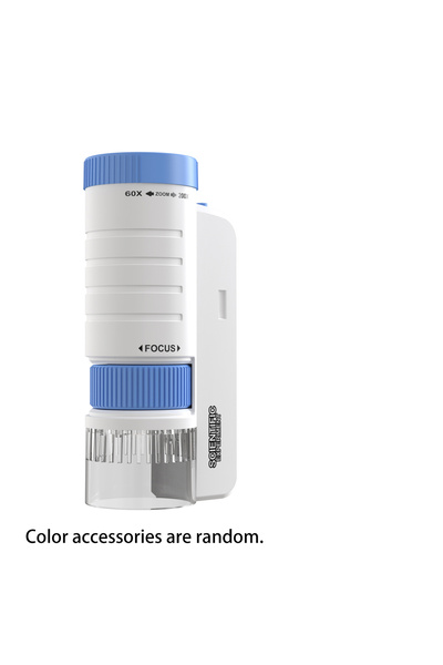 Choice W5804A-Blue مجموعة مجهر محمول باليد للمختبرات والمنزل والمدرسة، ألعاب ...