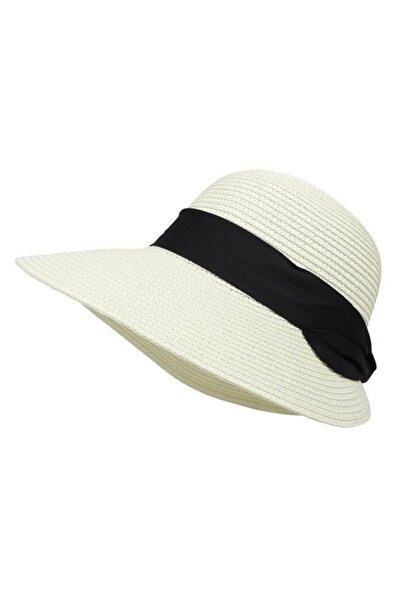 STARSTAR Women's straw hat 56-58cm wide brim breathable foldable casual.