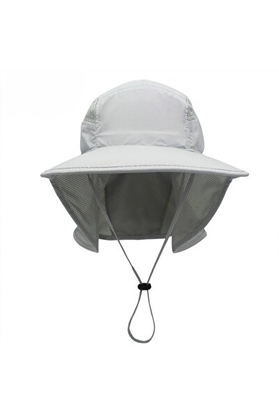 STARSTAR Sun hat with neck protection UPF50+ dark blue.