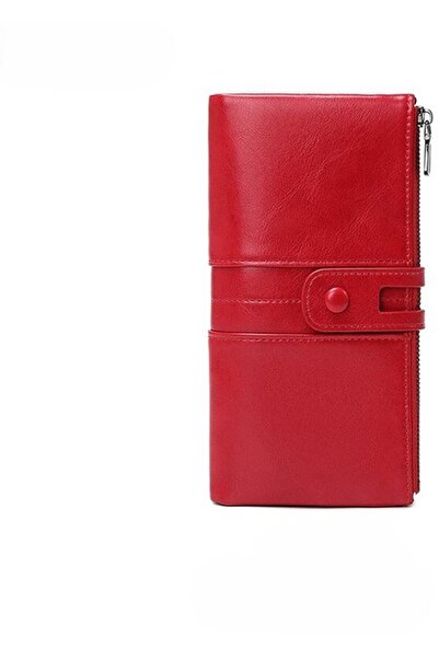 STARSTAR Women's PU wallet peacock blue holds 13 cards checkbook.