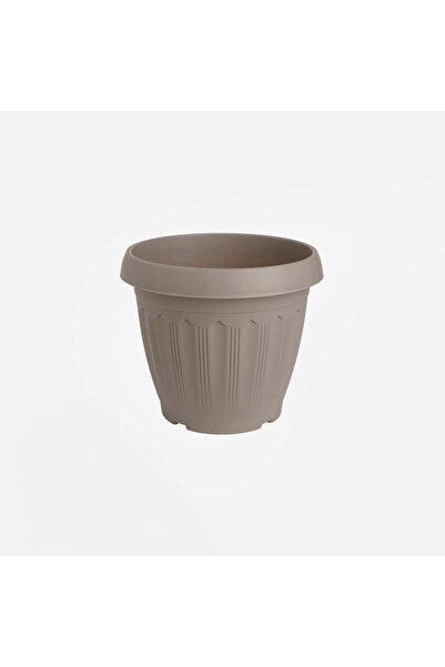 BAMI NETWORK Ghiveci pentru flori cu model reliefat plastic mocca 19x16cm