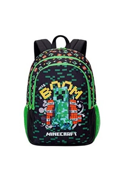 OEM Ghiozdan Negru Verde Minecraft Explosion