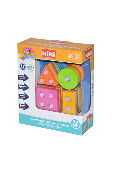 SORA GROUP Ae-1410, Geometric Shapes Puzzle / 0-3 Years Old