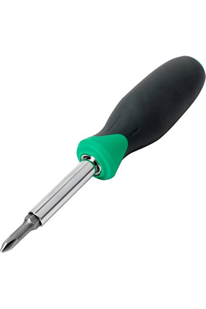 Amazon basics 6-In-1 Multi-Bit Screwdriver/Nut Driver, Multicolor (Silver, No...