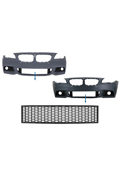tuningset Предна централна долна решетка на бронята, подходяща за BMW Серия 5...