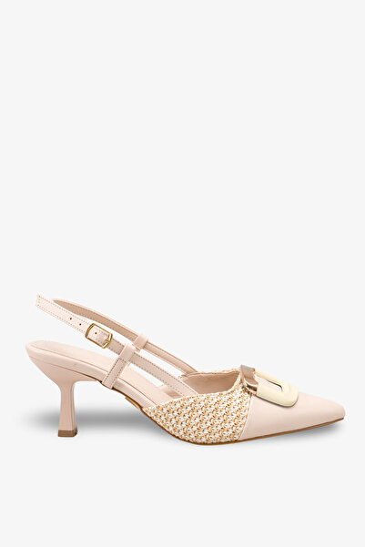 İNNABUTİKK Narisa Women's Accessory Heeled Shoes - Beige