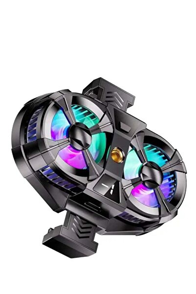 Arabest Dual Cooling Fan Cell Phone Cooler For Gaming Plug & Switch LED Displ...