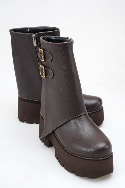Solo Bag Women's Daily Belted Double Buckle Comfortable Stylish Wedge Heeled ...