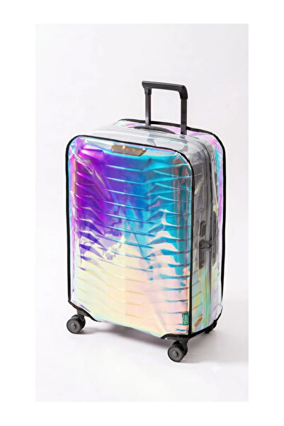Trink Çanta Luggage Cover and Suitcase Cover * Hologram * Orange * Medium