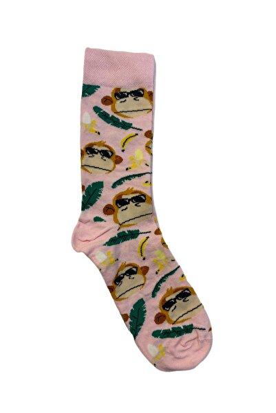 TMR Quality Comfortable Breathable Monkey Patterned Unisex Socks