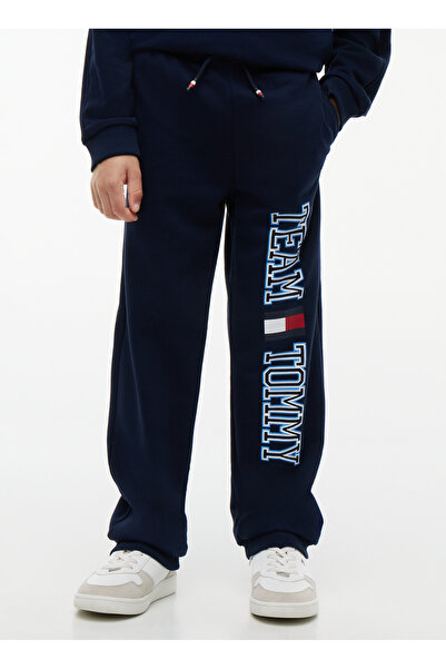 Tommy Hilfiger Lacivert Erkek Çocuk Regular Fit Sweatpant KB0KB10497-TEAM TOM...