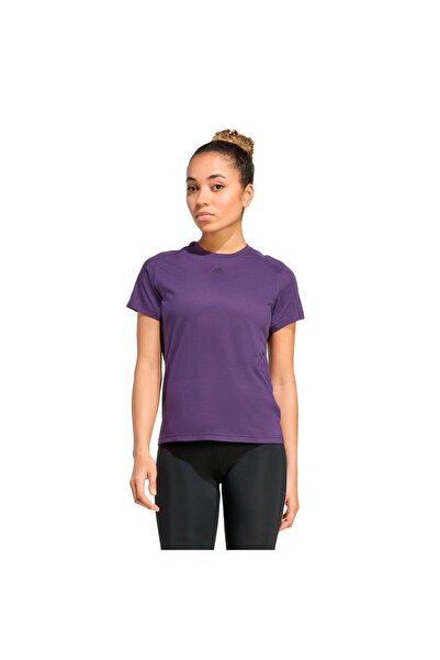 adidas Πουκάμισο Performance TR-ES CREW T JY4573 Μωβ