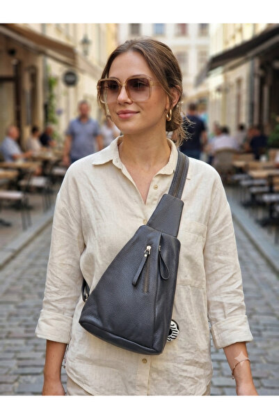 valentina victoria Valvi̇c Genuine Leather Transformer Backpack and Banan Bag.