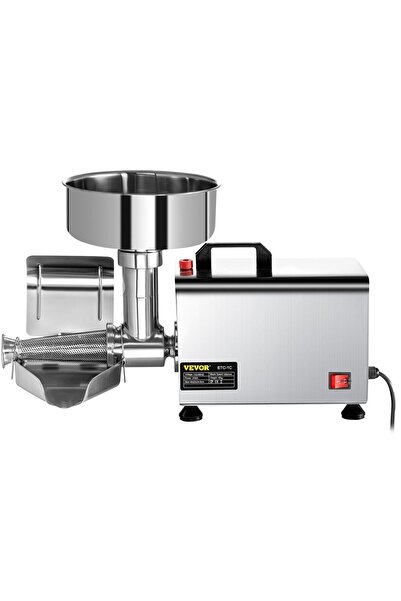 VEVOR Masina de stors rosii 370W, capacitate 90-160 kg/h, Inox