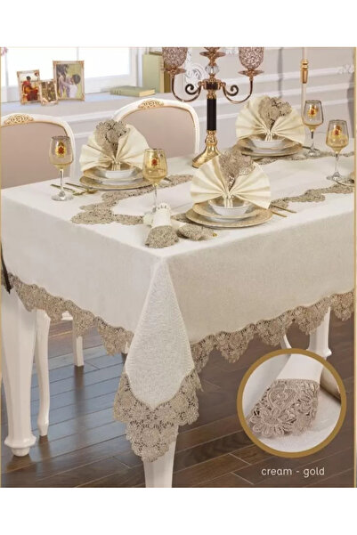 Ceki Home Angles Flora Handcrafted Dinner Set 17 Piece Table Set for 8 People...
