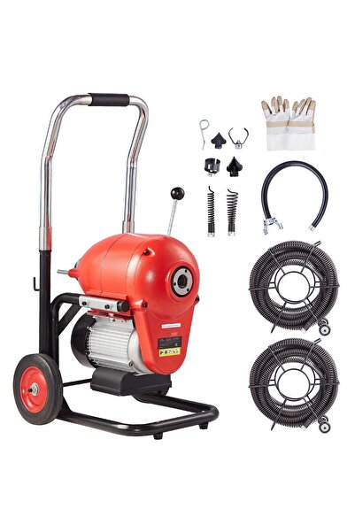 OMS Sarpe pentru desfundat tevi, Electric, Profesional, 6 x capete taiere, Lu...