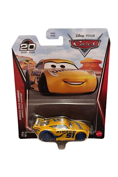 CARS Disney Pixar 20. Yıl Özel Seri Dinoco Cruz Ramirez Metal Model Araba (DX...