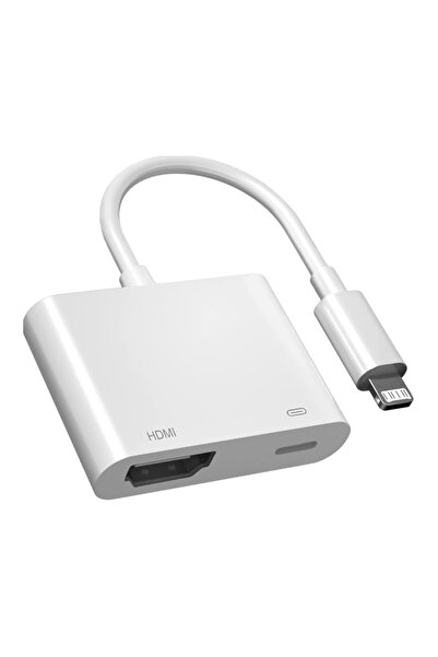 Choice White For Lightning to HDMI Adapter with Charging Port for iPhone 14 1...