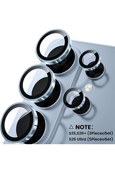 Choice1 for Galaxy S26 Ultra Blue-06 Metal Ring Camera Glass For S26 Ultra 5G...