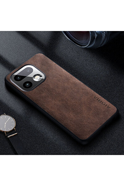 Choice10 Realme 16 Pro Plus Coffee Premium Luxury leather Phone Case for 16 P...