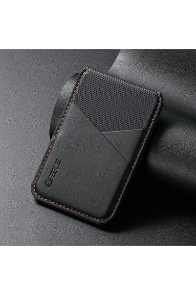 choice2 Black Retro Business Leather Wallet Card Holder Bag For iPhone& for M...