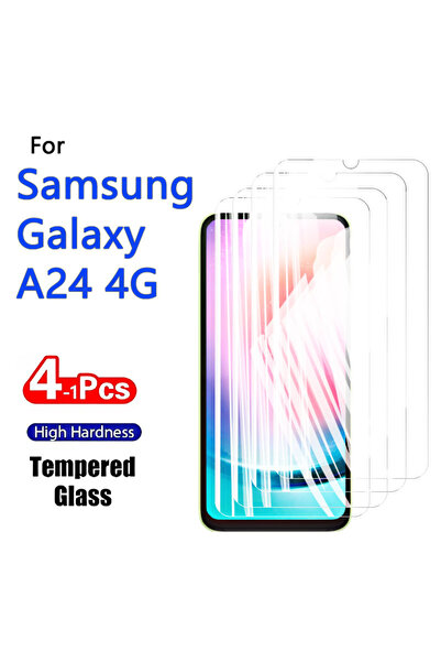 Choice Galaxy A24 4G 4pcs HD 1-4PCS Screen Protector For A24 4G Tempered Glas...