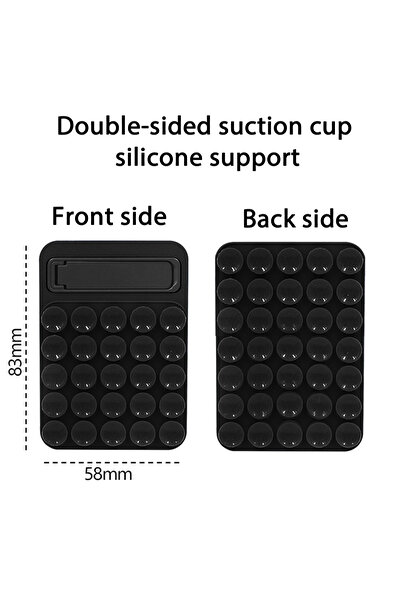 Choice8 Black AIPEKE Suction Cup Phone Holder Silicone Suction Phone Holder D...