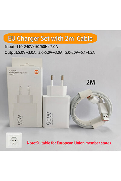 choice2 XIAOMI EU Plug Add 2m Original 90W Charger Poco Hypercharger Fast Cha...