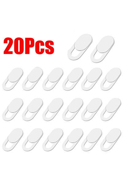 Choice4 20PCS White 1-20PCS Universal Ultra Thin Laptop Camera Cover Slide Pr...