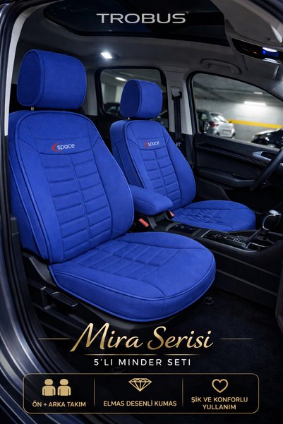 TROBUS Hyundai İ-20 2010-2014 Mira 5 Parça Oto Koltuk Minderi Terletmez Kayma...
