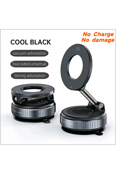 Choice 1PC--Black Car Mount Vacuum Magnetic Holder 360° Adjustable Foldable S...