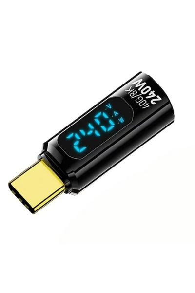 choice2 black Transparent Digital Display USB 4 Full-Function Digital Chargin...