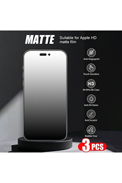 choice2 3 Pieces IPhone 16 Pro Max 3Pack Matte Tempered Glass Screen Protecto...